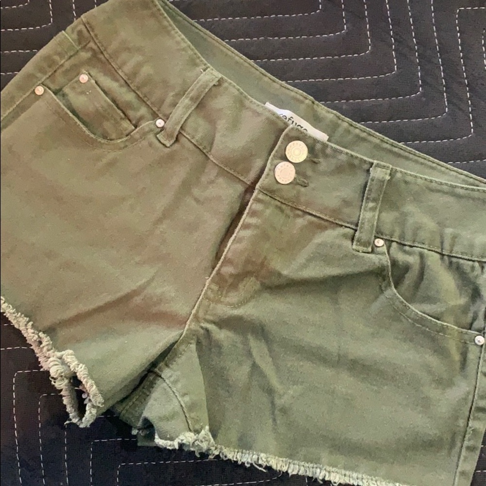 Olive Green Shorts